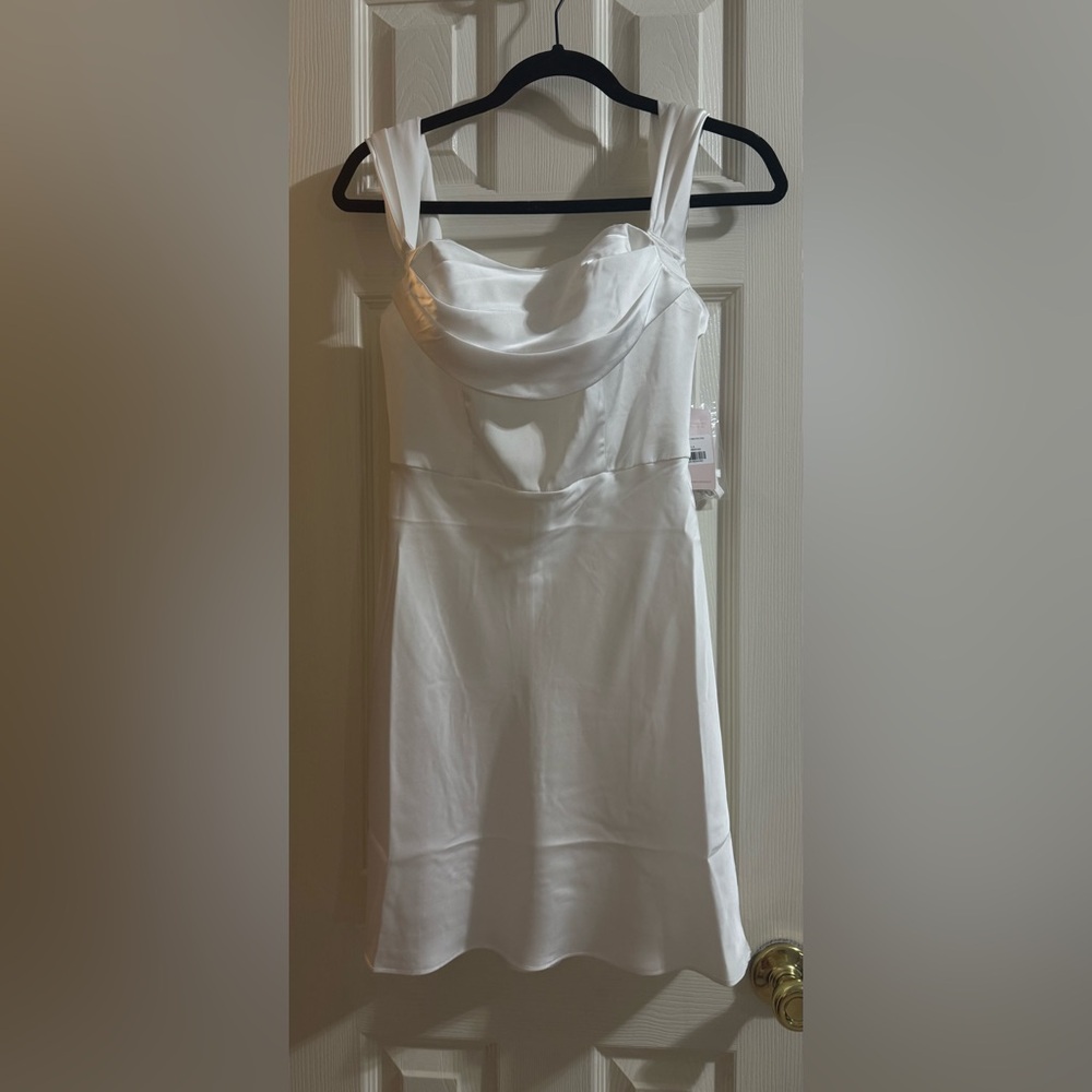 Birdy Grey Mia Mini Matte Satin Dress
